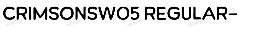 CrimsonsW05 Regular字体转换 CrimsonsW05 Regular字体转换